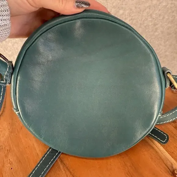 Portland Leather Small Green Circle Crossbody 💚 - Picture 5 of 9